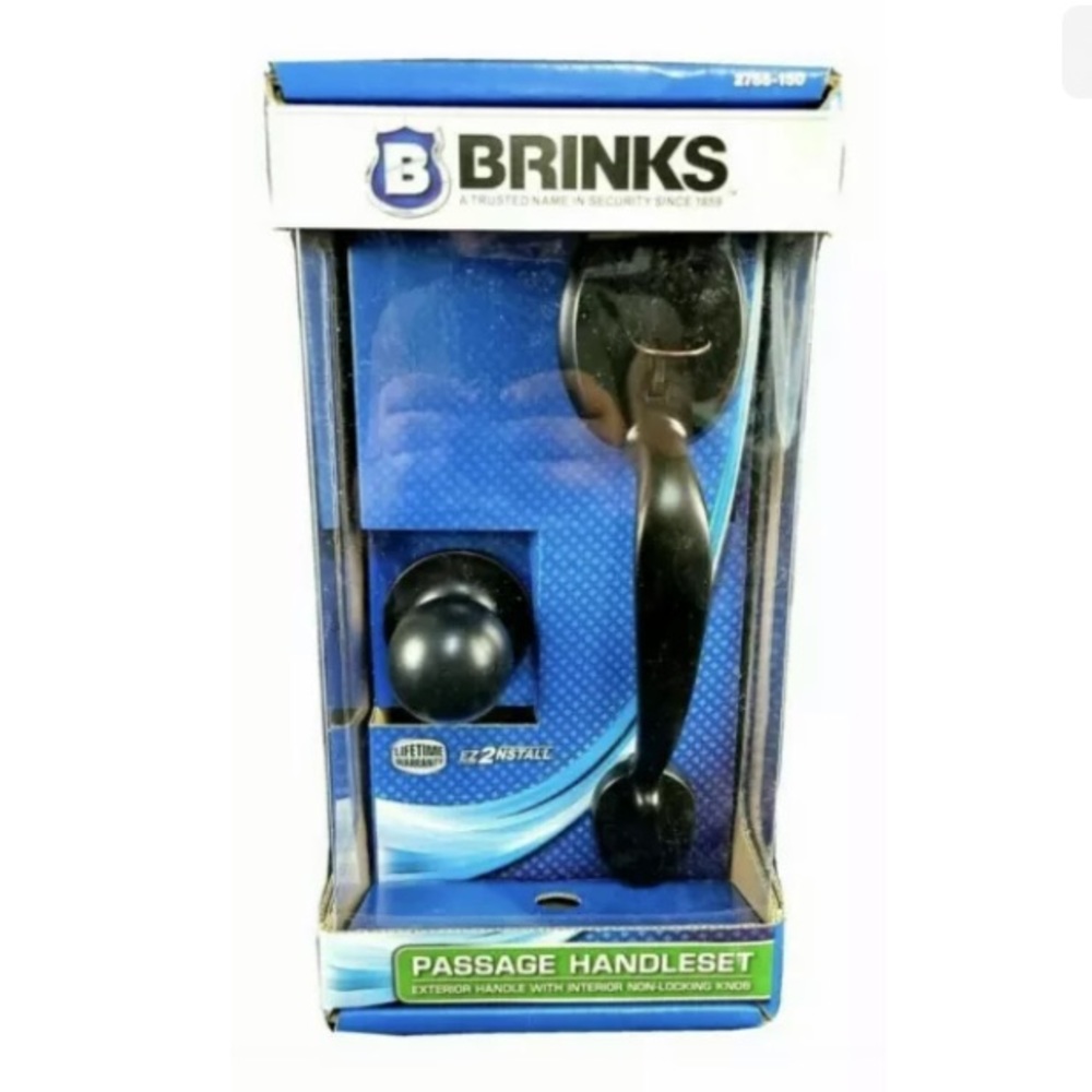 💜Brinks Passage Handleset,Interior Ball Door Knob